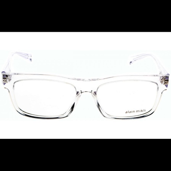 Alain Mikli A01103 Glasses Crystal frame with Case and Cleaning Wipes - Picture 2 of 10